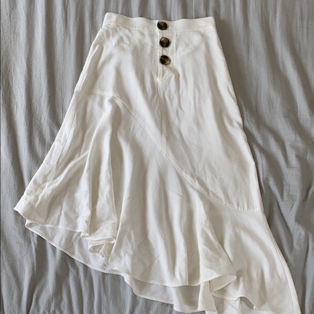 Zara button skirt
